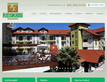 Tablet Screenshot of hotelkirst.com.br